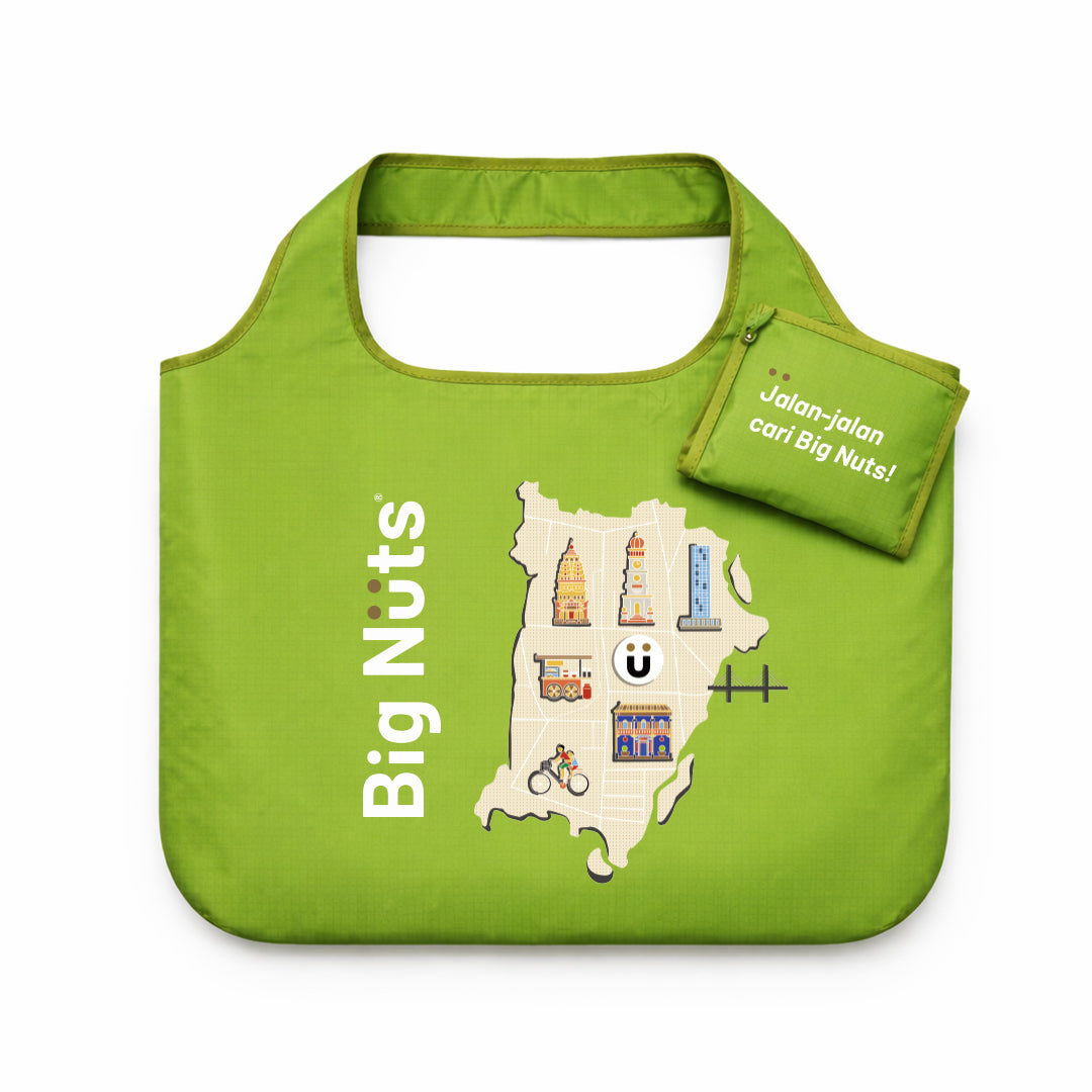 Big Nuts Foldable Eco Bag | Jalan-Jalan Cari Big Nuts