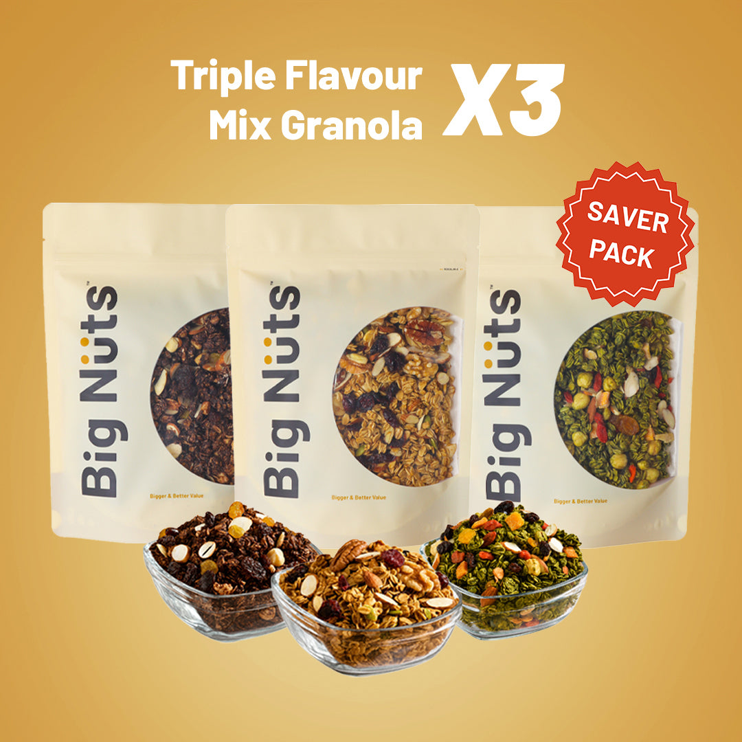 Triple Flavour Mix Granola (3x200g)