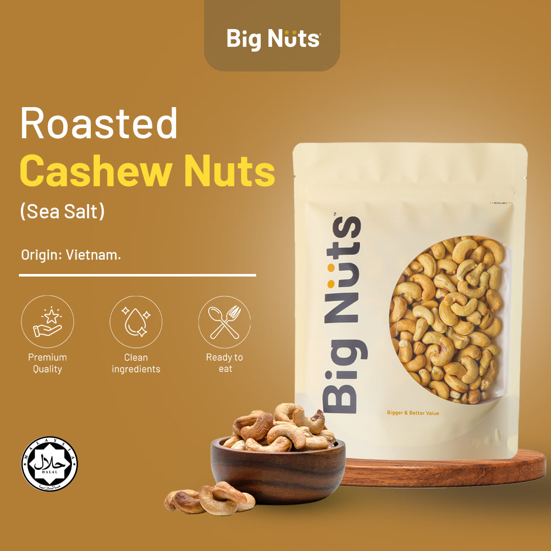 Lightly Roasted Cashews (Sea Salt)