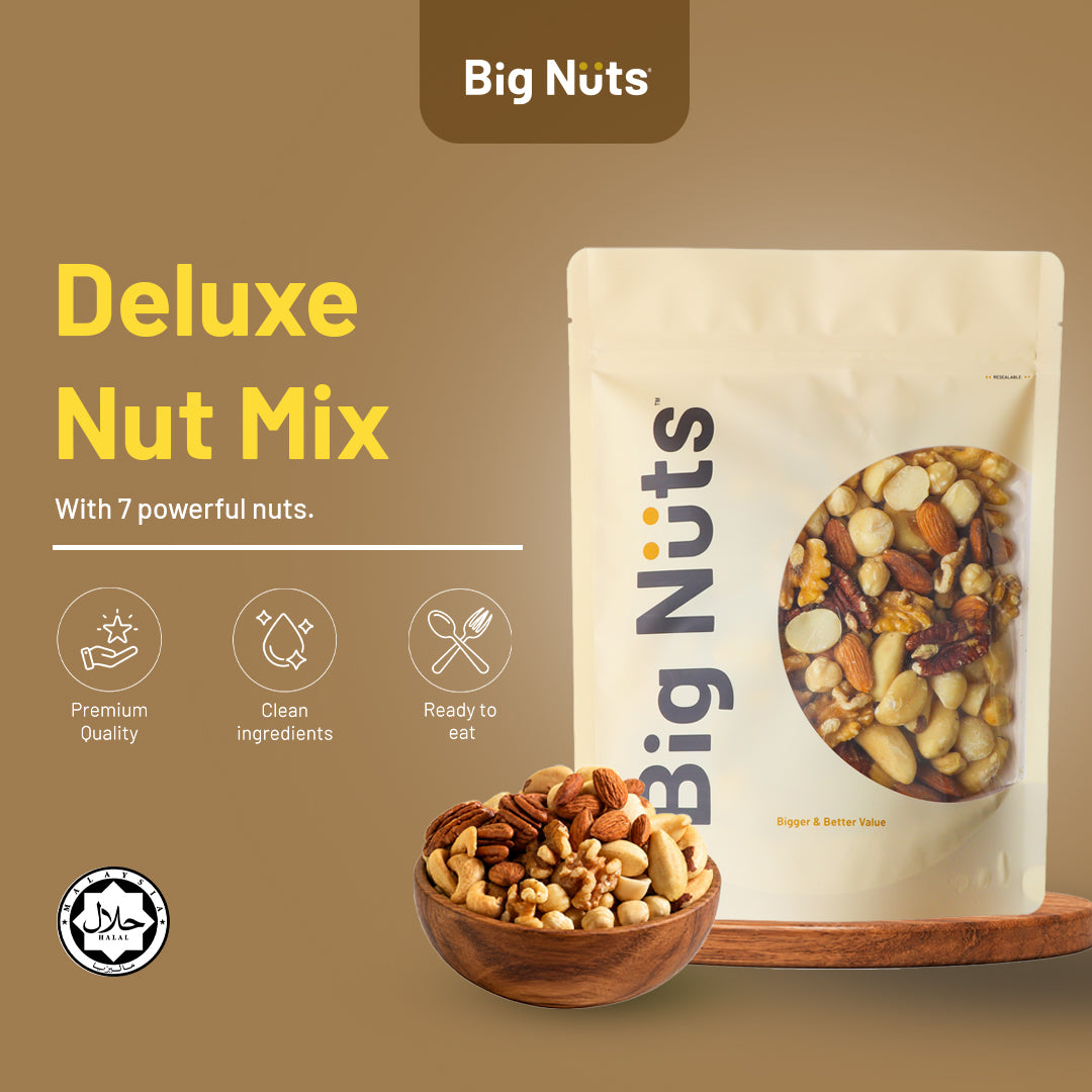 Lightly Roasted Deluxe Nut Mix (Unsalted)