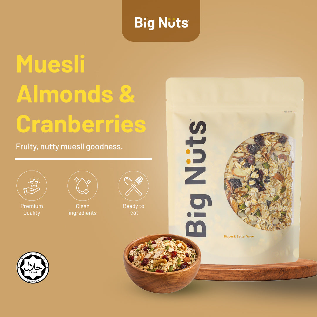 Muesli Almonds & Cranberries 500g