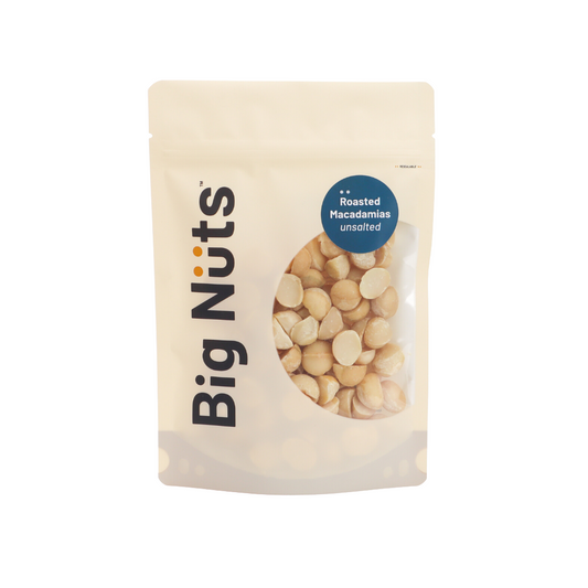 Lightly Roasted Macadamia (Halves)(Unsalted)
