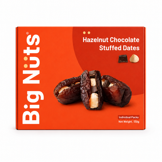 Hazelnut Chocolate Stuffed  Dates Box (Individual Pack)