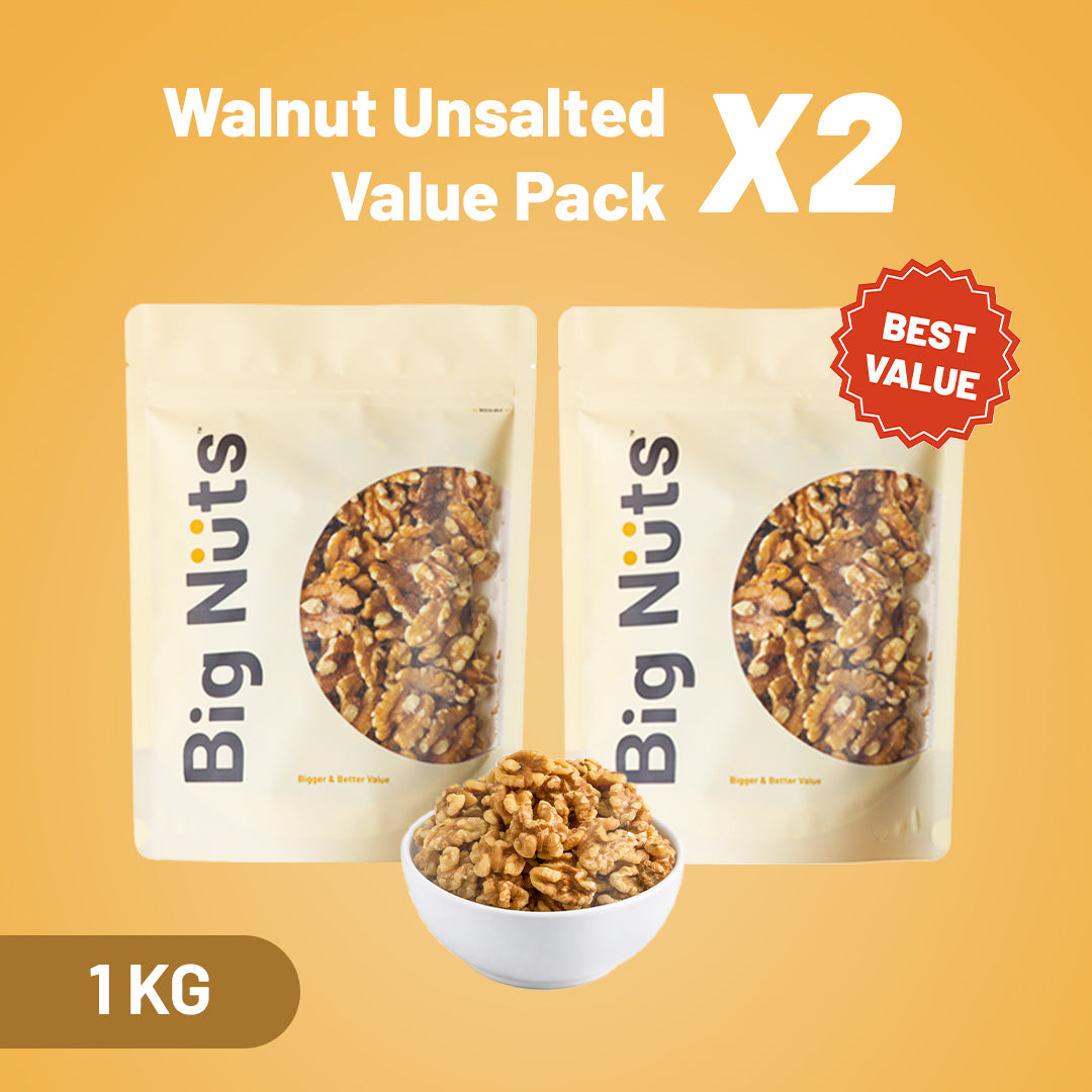 Walnut Unsalted Value Pack (2x500g)