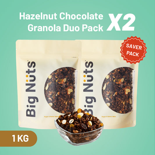 Hazelnut Chocolate Granola Duo Pack (2x500g)