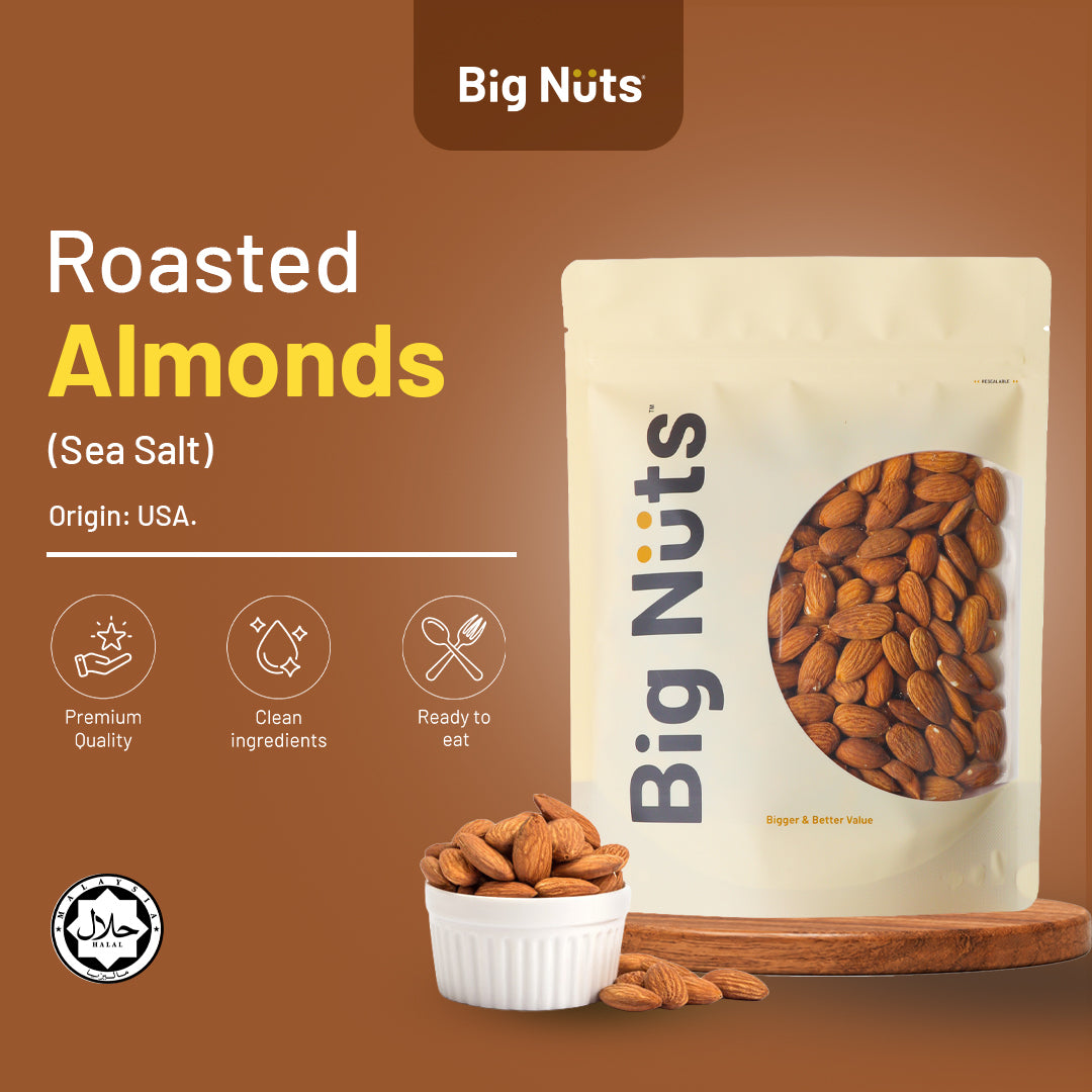 Lightly Roasted Almond Nut (Sea Salt)