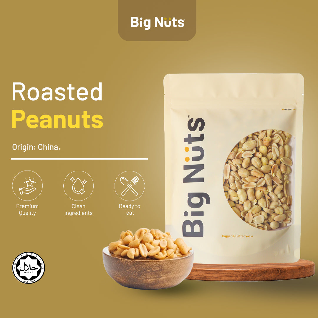 Lightly Roasted Peanuts (Unsalted)