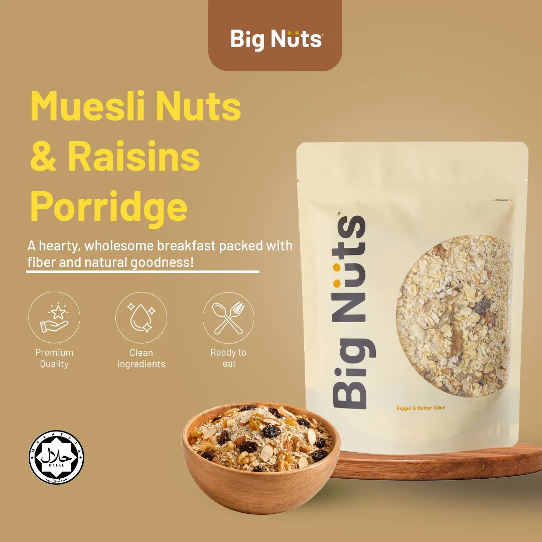 Muesli Nuts & Raisins Porridge 500g