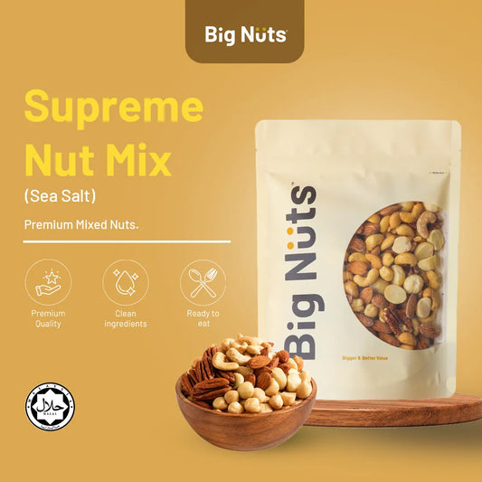 Lightly Roasted Supreme Nut Mix (Sea Salt)