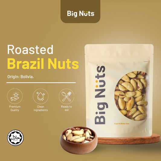 Lightly Roasted Organic Brazil Nut (Unsalted)