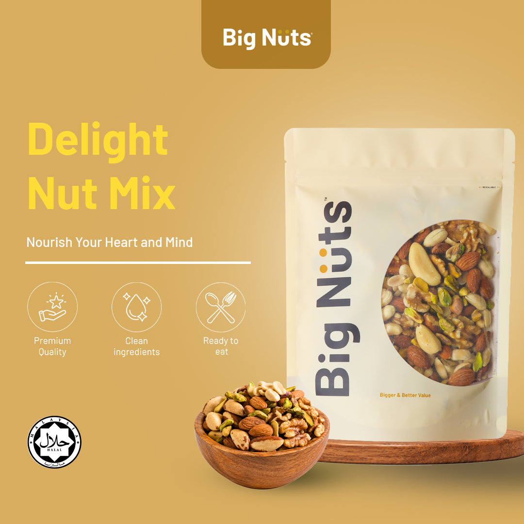 Lightly Roasted Delight Nut Mix (Unsalted)