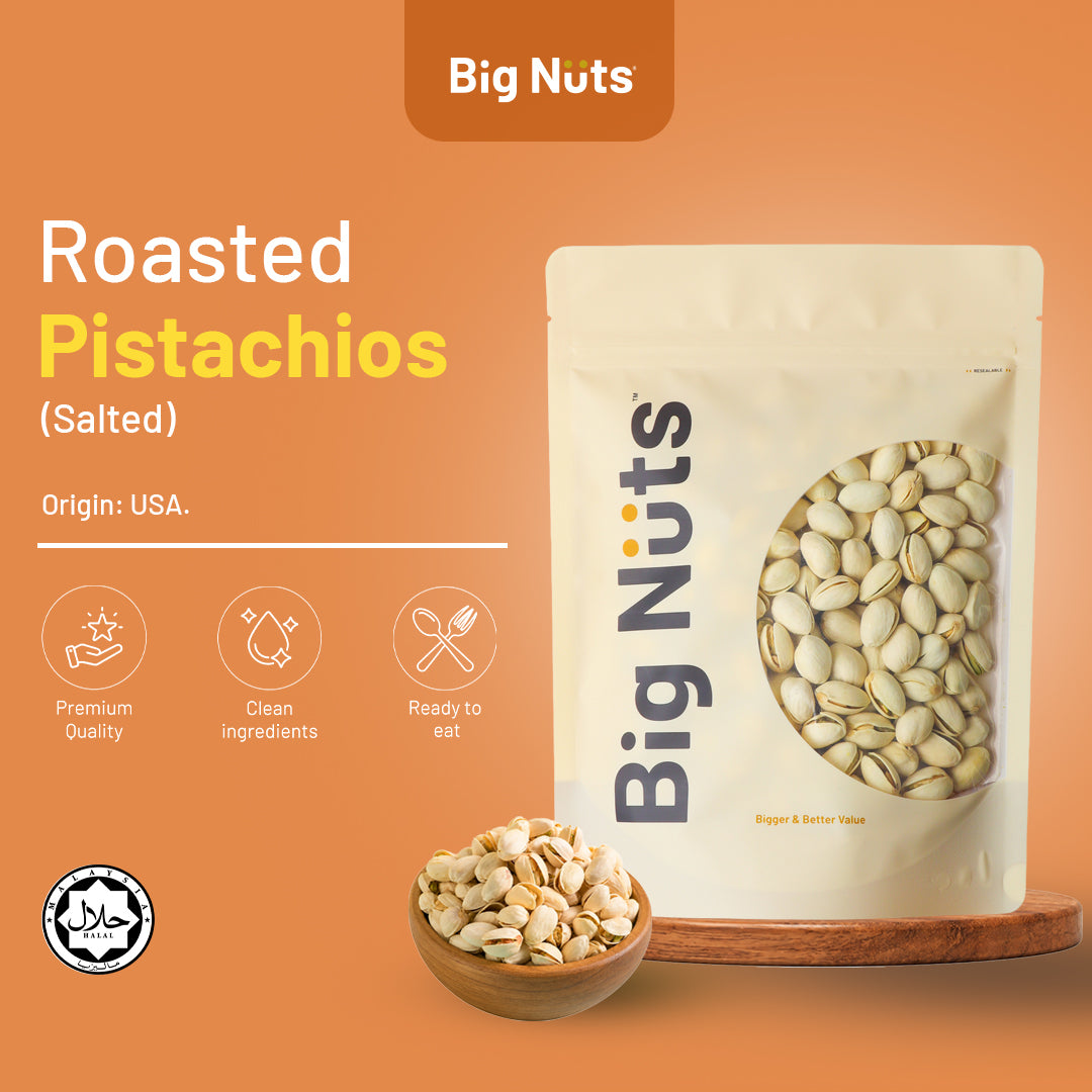 Lightly Roasted Pistachios (Salted)