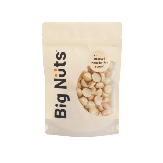 Macadamia Panggang Ringan (Garam Laut Organik)