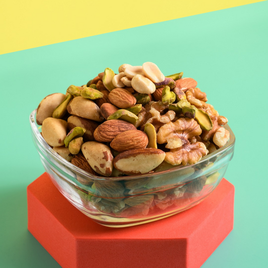 Campuran Kacang Sihat Jantung Panggang Ringan (Tanpa Masin)