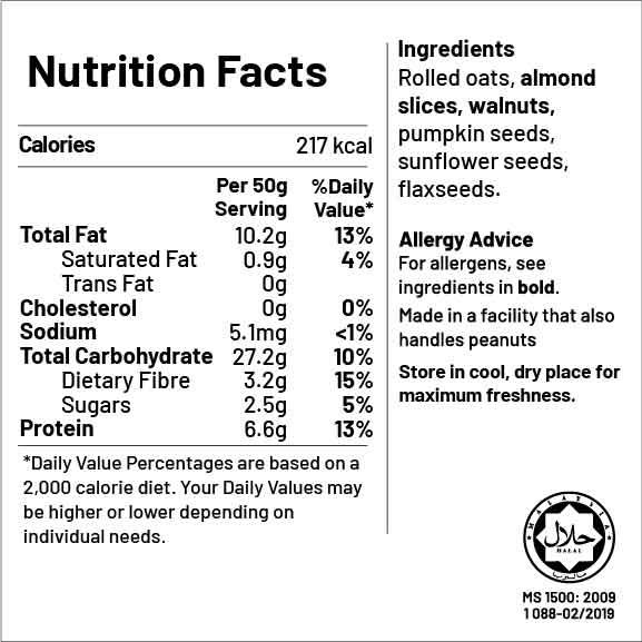 Muesli Almond and Cranberries 500g