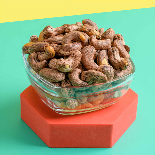 Kacang Gajus Panggang Arang (Masin Dengan Kulit)