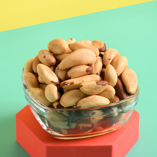 Kacang Brazil Organik Panggang Ringan (Tanpa Masin)